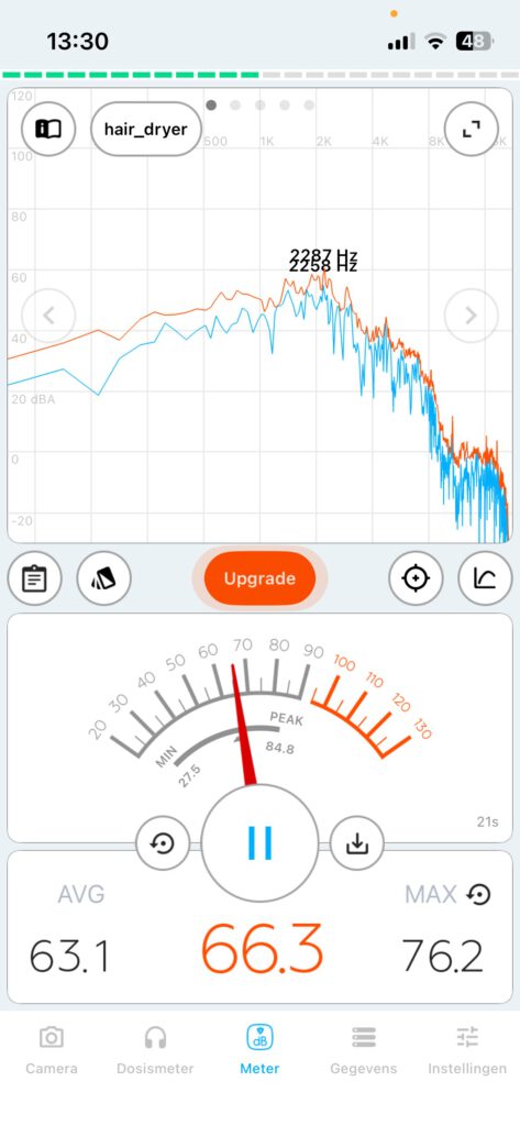 Geluidsproductie CleanWise Henk