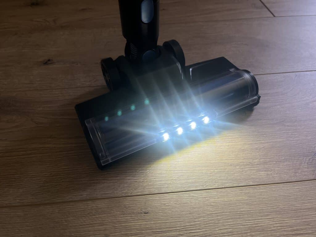 Verlichting van Sanovy steelstofzuiger