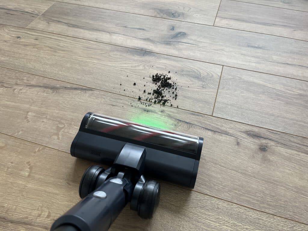 Vesora testen met zand